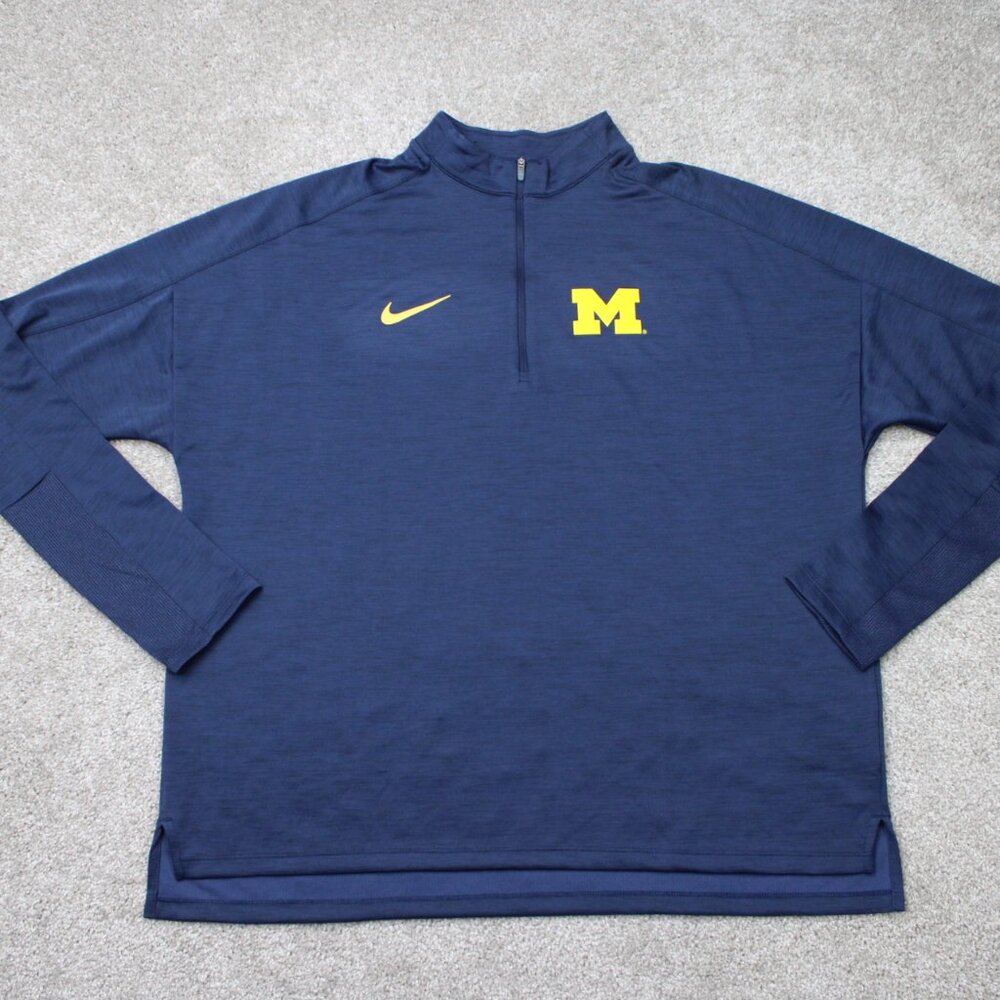 Nike Michigan Wolverines Quarter-Zip Pullover